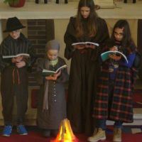 Bürger und Wirt singen: Die Türen in Bethlehem