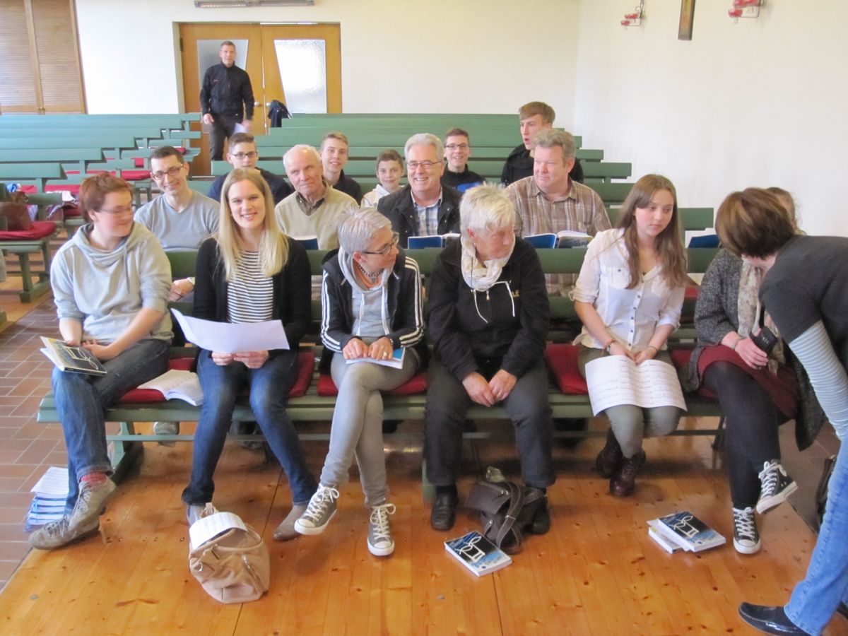 Chorprojekt - einige Sänger Foto