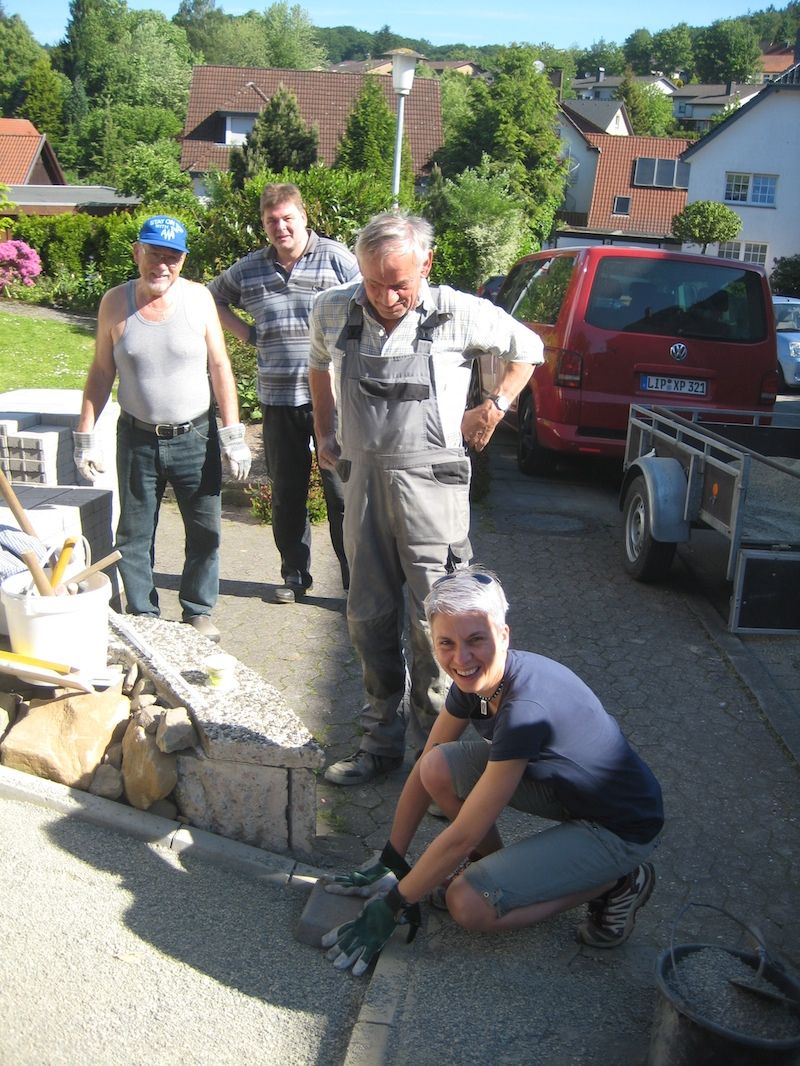 Carport-Pflaster Foto